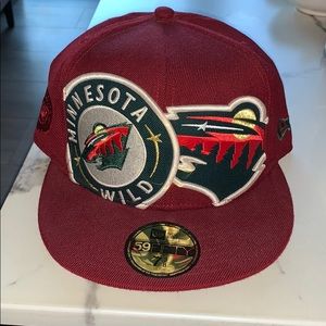 Minnesota Wild New Era 59 Fifty Size 7 3/8 Fitted